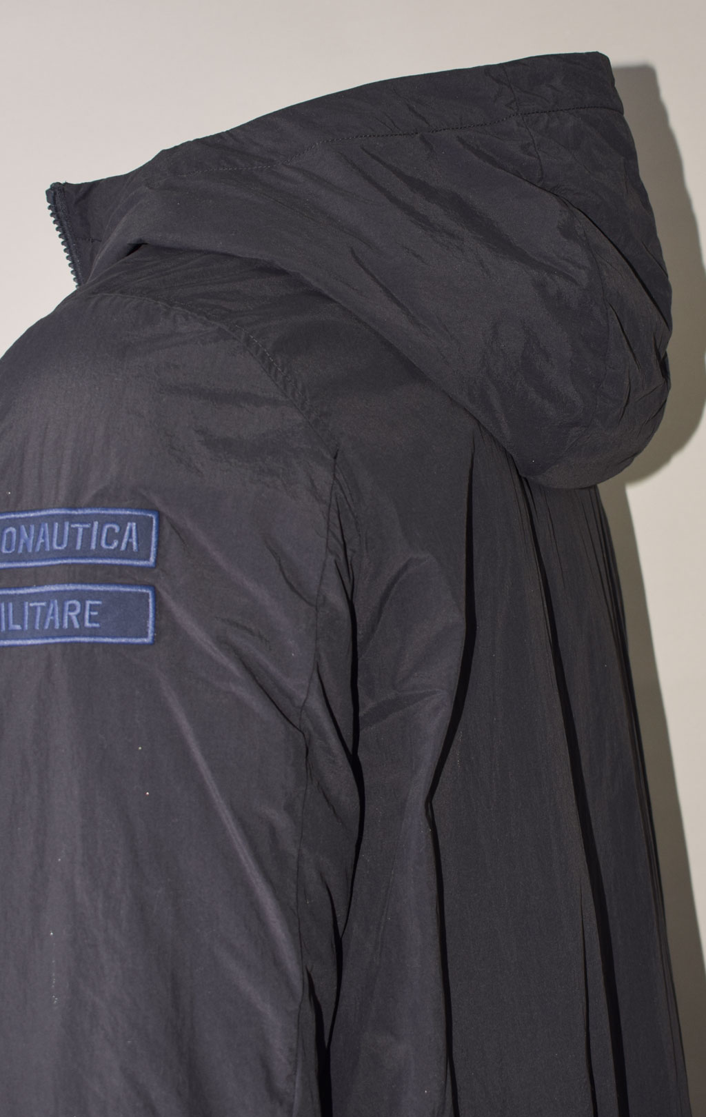 Куртка с капюшоном AERONAUTICA MILITARE FW 23/24 m/CN dark blue (AB 2093) 