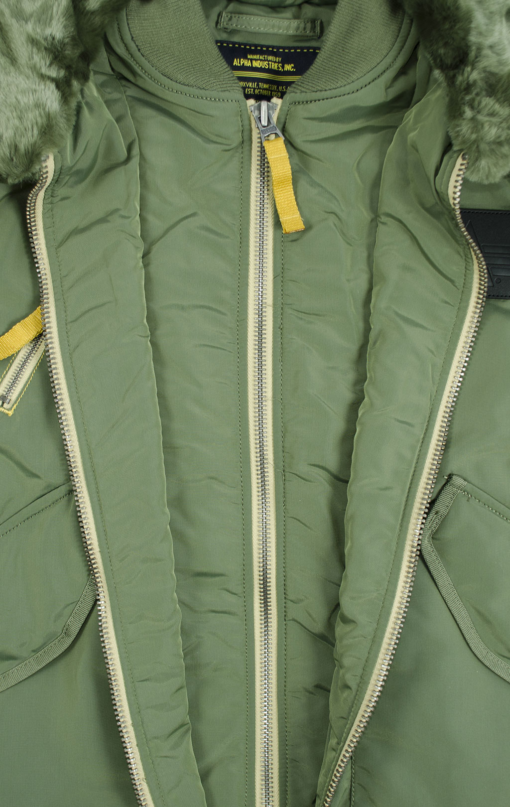 Куртка-пилот ALPHA INDUSTRIES AIR FRAME B-15 sage green 