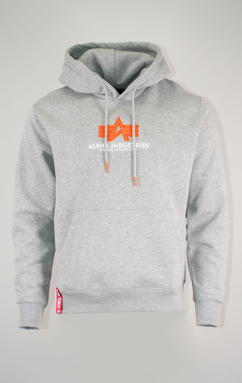 Толстовка ALPHA INDUSTRIES BASIC HOODY RUBBER grey heather 