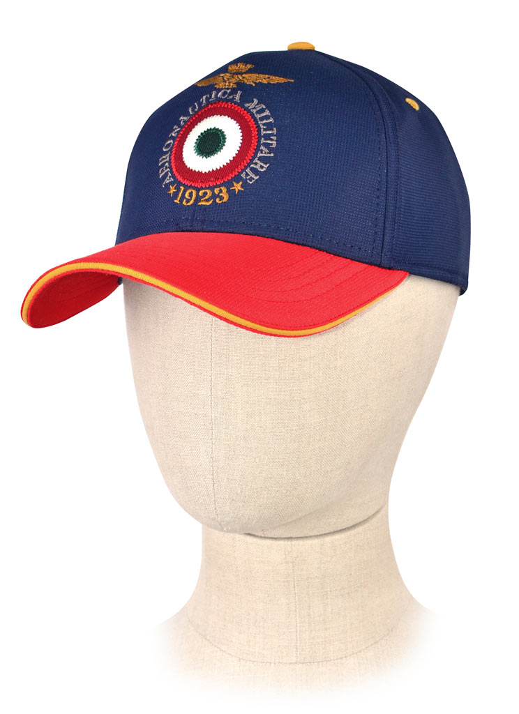 Бейсболка AERONAUTICA MILITARE blue/rosso (HA 983)