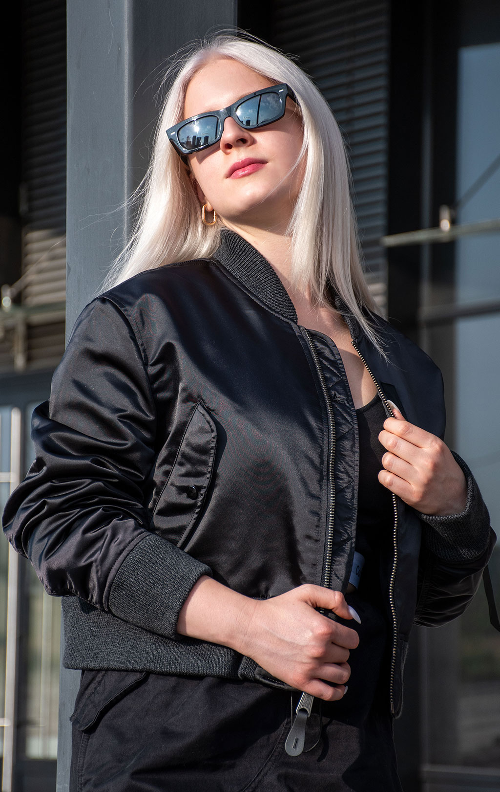 Женская куртка ALPHA INDUSTRIES MA-1 LINER FW 24/25 black 