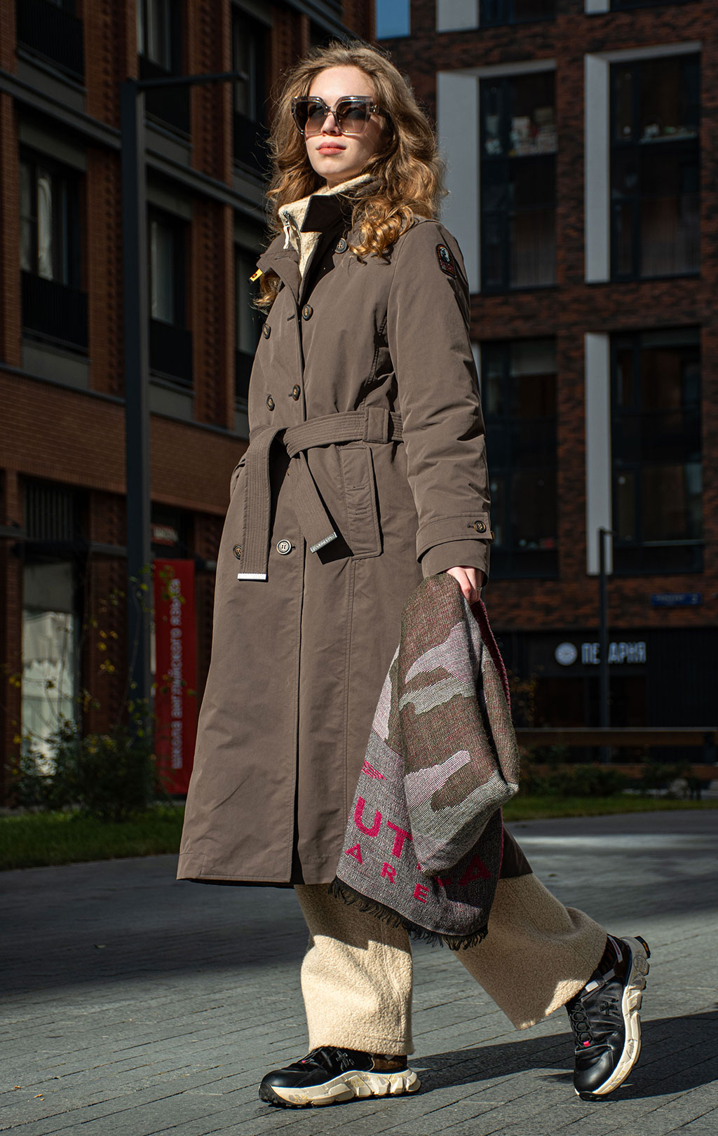 Женский плащ PARAJUMPERS KASSY FW 25/26 earth brown 
