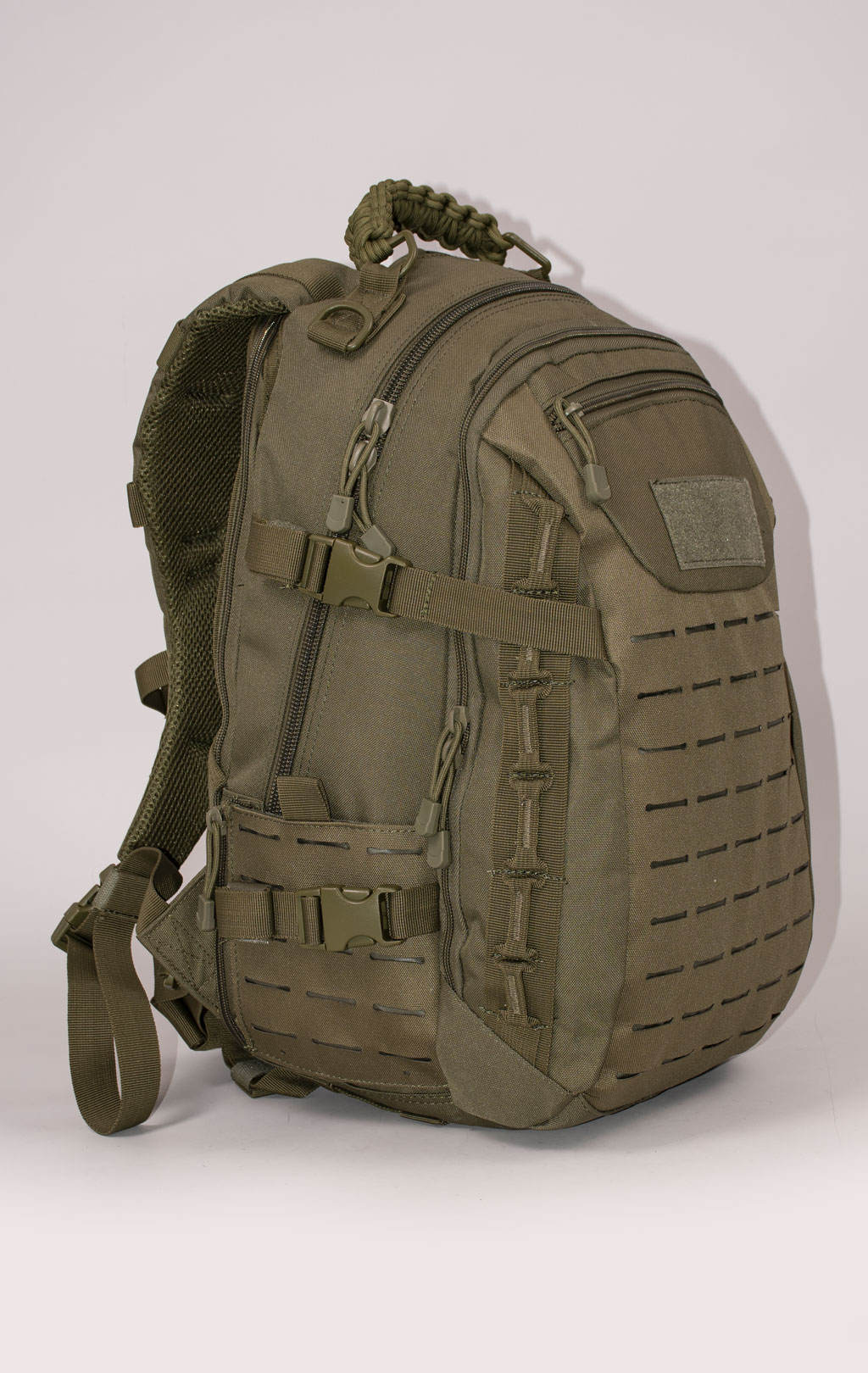 Рюкзак тактический 30L front laser cut, paracord olive BS-544 Китай