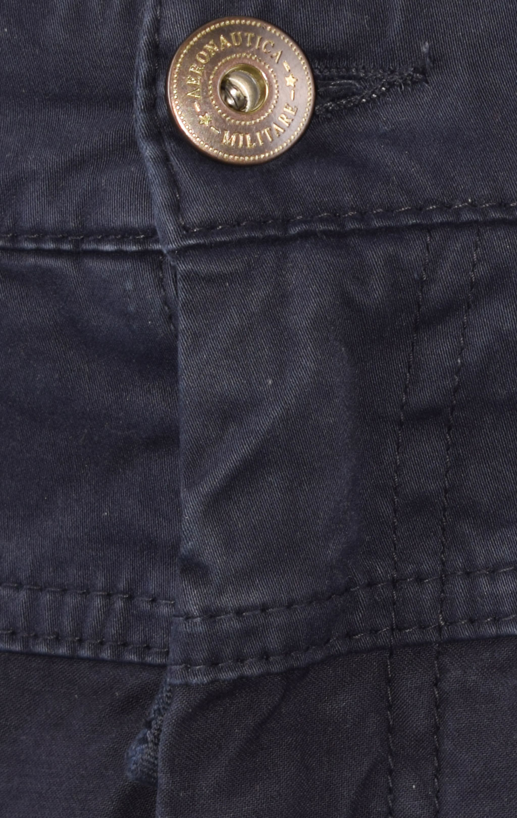 Брюки-карго AERONAUTICA MILITARE ANTI-G big size плотные FW 23/24/AL dark blue (PA 1557) 