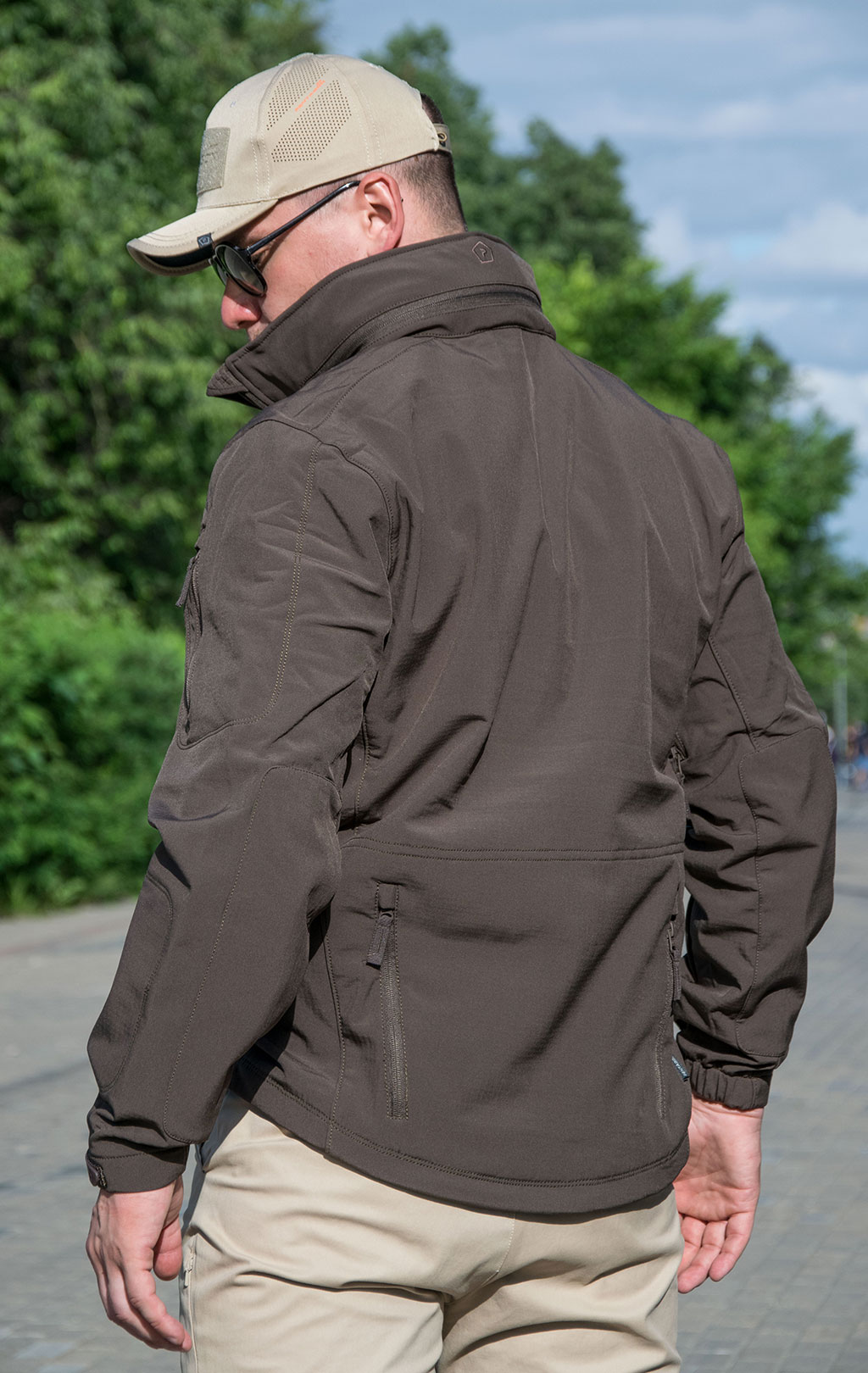 Куртка тактическая softshell Pentagon мембрана ARTAXES ESCAPE Soft Shell terra brown 08035 