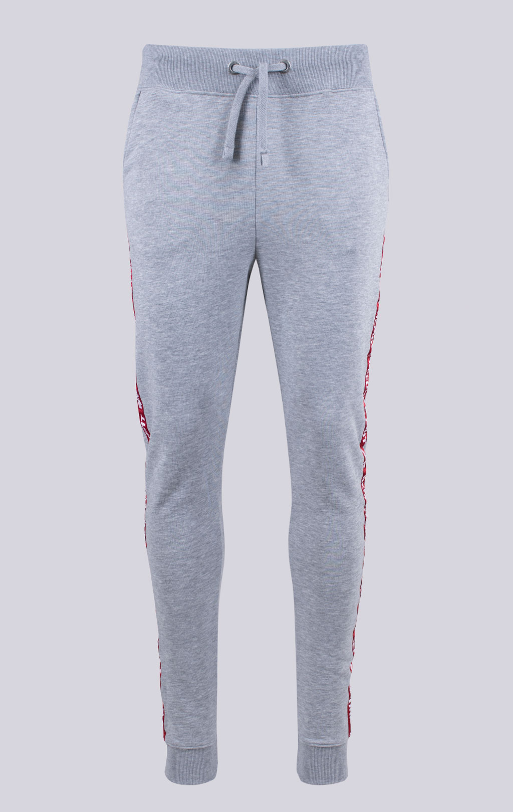 Брюки спортивные джоггеры ALPHA INDUSTRIES RBF TAPE JOGGER grey heather 