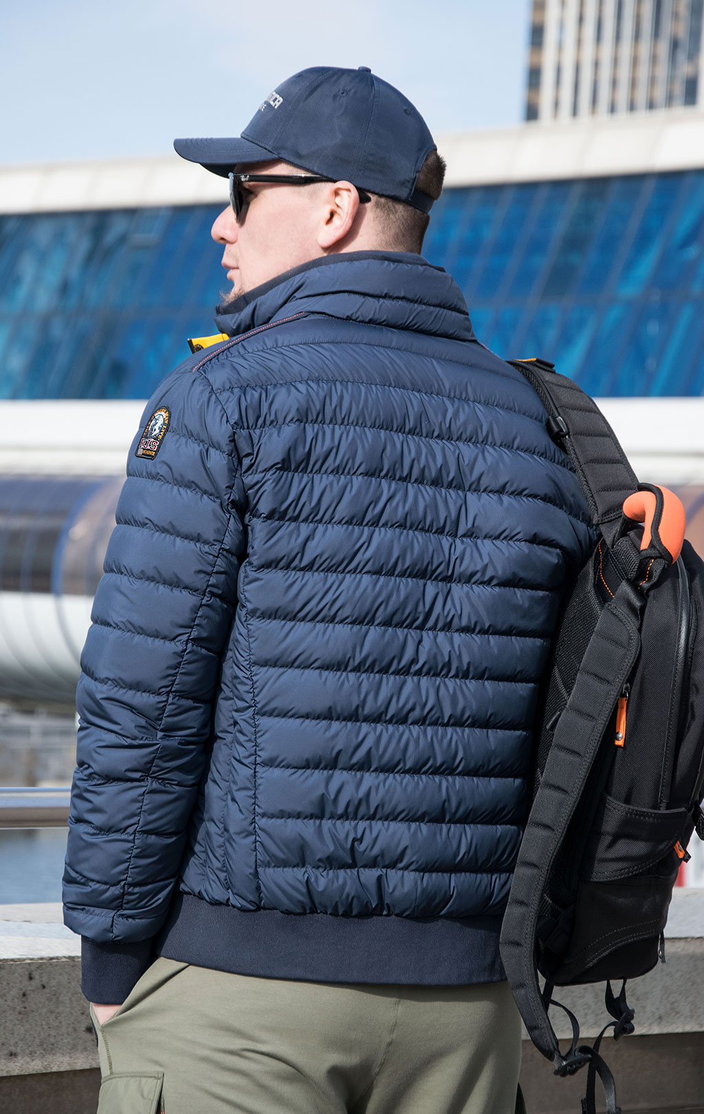 Куртка-пуховик лёгкая PARAJUMPERS ROLLAND SS 23 navy 