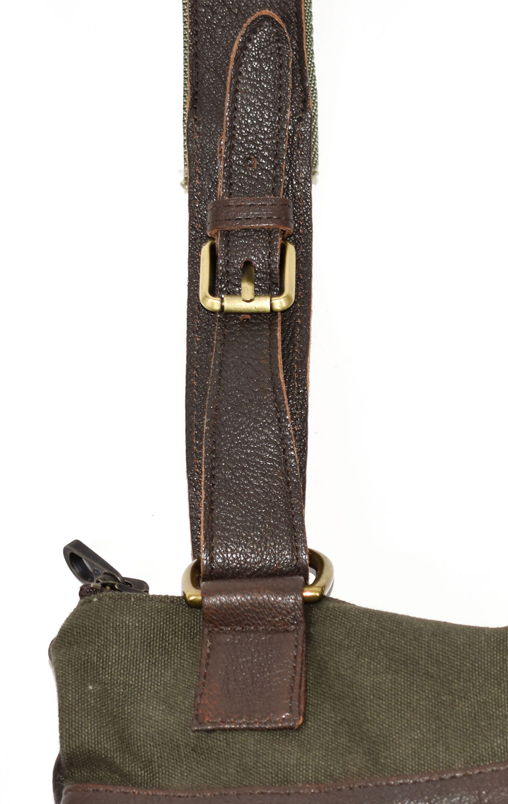 Сумка COCKPIT HELMET BAG кожа/хлопок 46x50 brown/olive (Z96P002) 