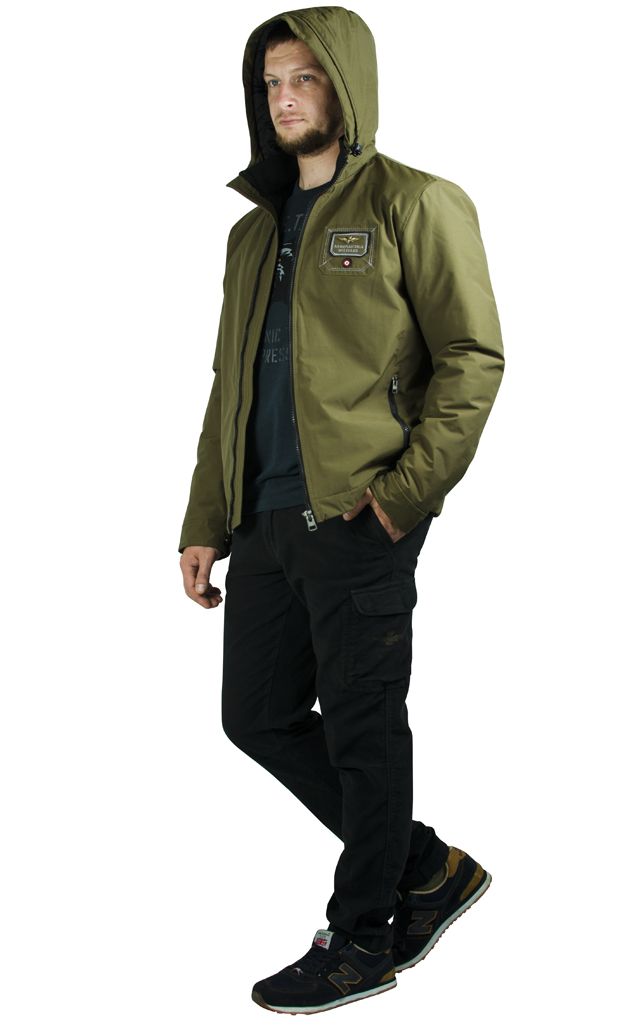 Куртка AERONAUTICA MILITARE verde militare (AB 1575) 