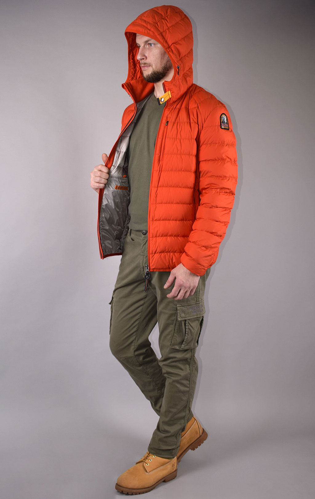 Куртка-пуховик лёгкая PARAJUMPERS LAST MINUTE FW 19/20 orange 