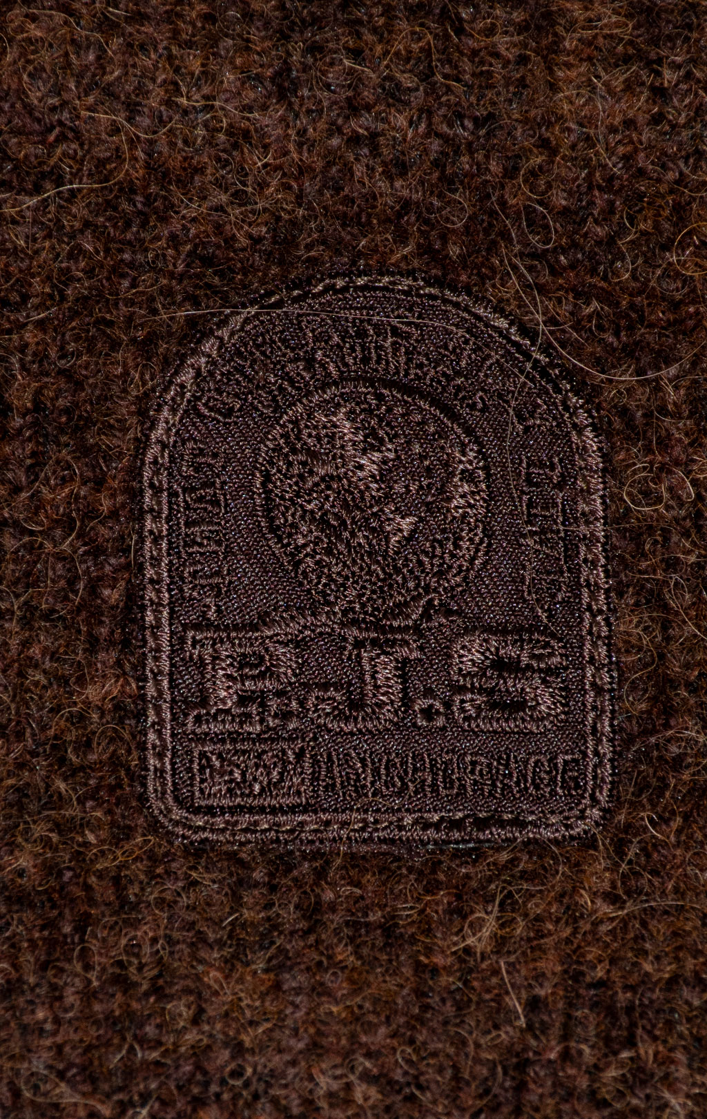 Повязка PARAJUMPERS ALPACA BAND FW 25/26 dark brown 