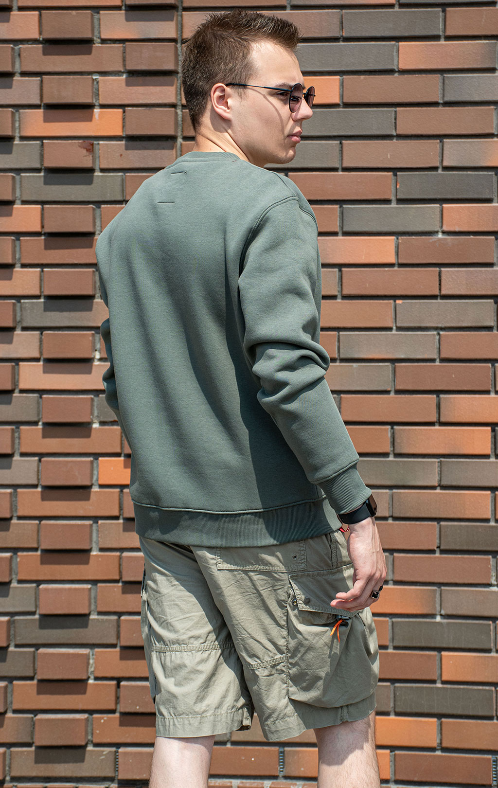 Свитшот ALPHA INDUSTRIES BASIC SWEATER vintage green 
