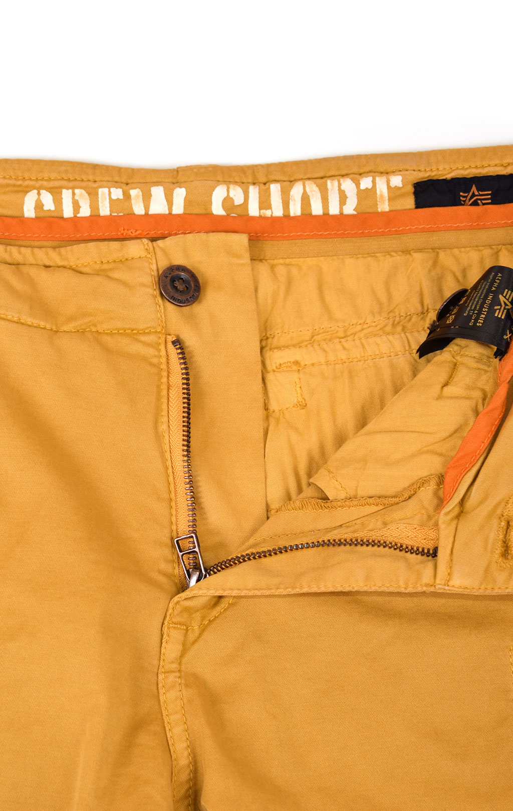 Шорты ALPHA INDUSTRIES CREW SHORT PATCH wheat 