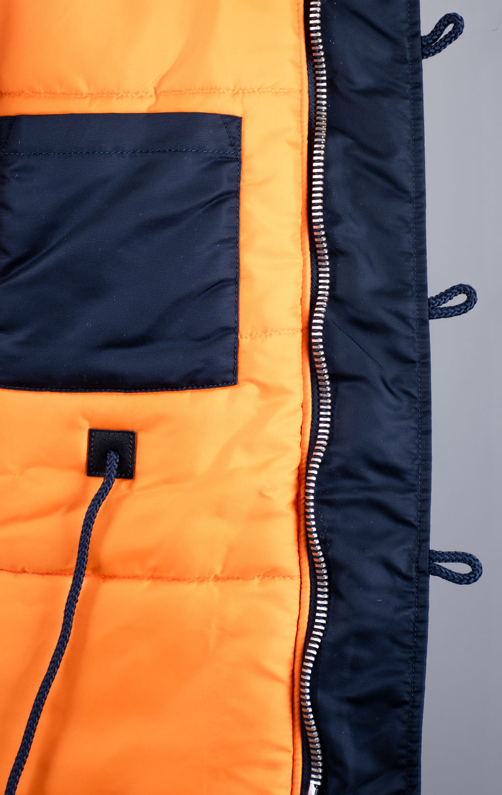 Аляска ALPHA INDUSTRIES N-3B SLIM FIT GEN-I rep. blue/orange 