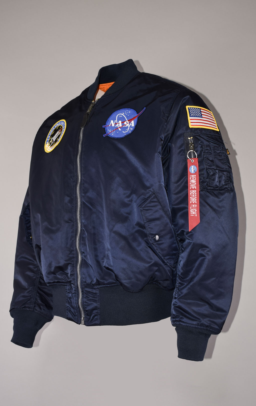 Бомбер ALPHA INDUSTRIES NASA MA-1 original fit FW 22/23 m rep. blue 