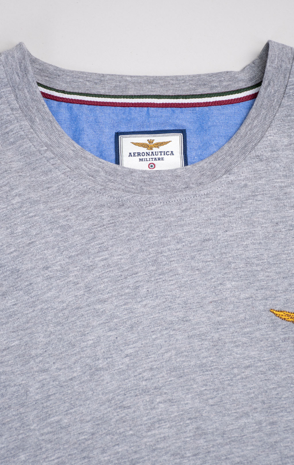 Футболка AERONAUTICA MILITARE SS 26/TR grigio melange (TS 1580) 