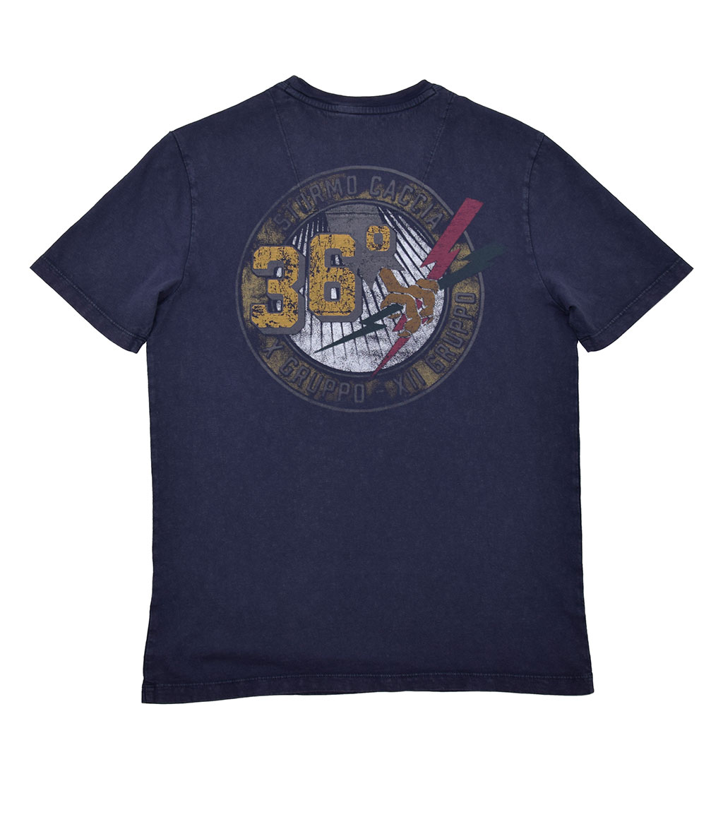 Футболка AERONAUTICA MILITARE SS19 blue navy (TS 1629)