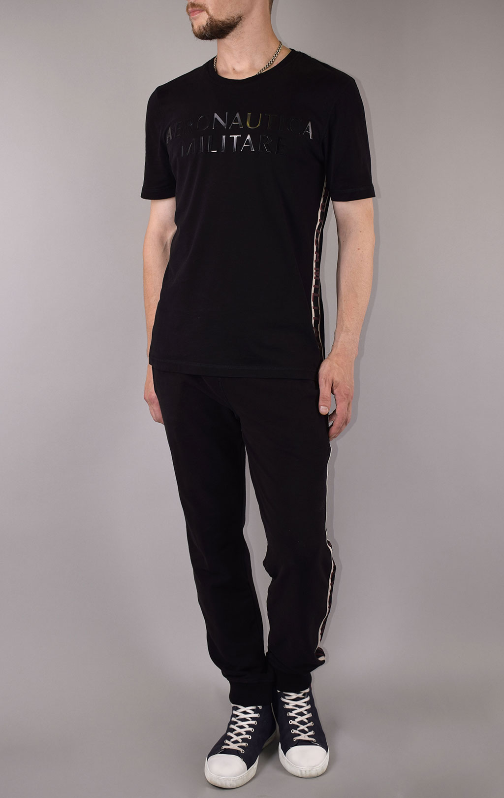 Футболка AERONAUTICA MILITARE FW 19/20 jet black (TS 1643)