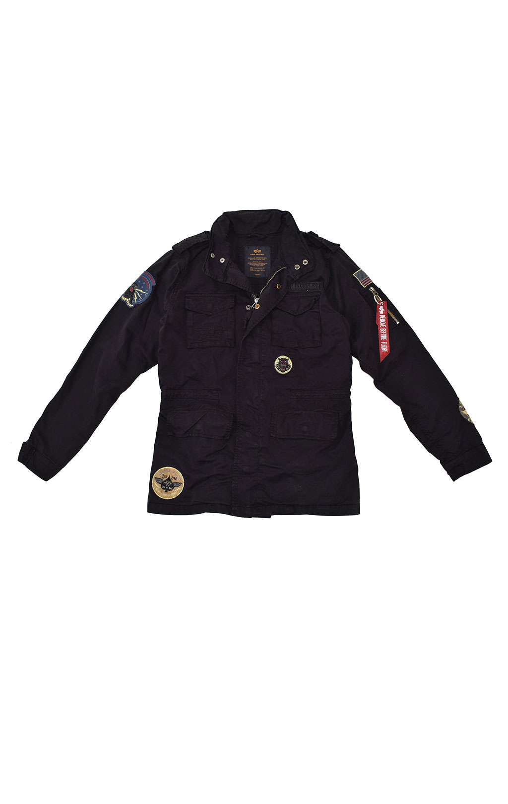 Ветровка ALPHA INDUSTRIES HUNTINGTON PATCH M-65 black 