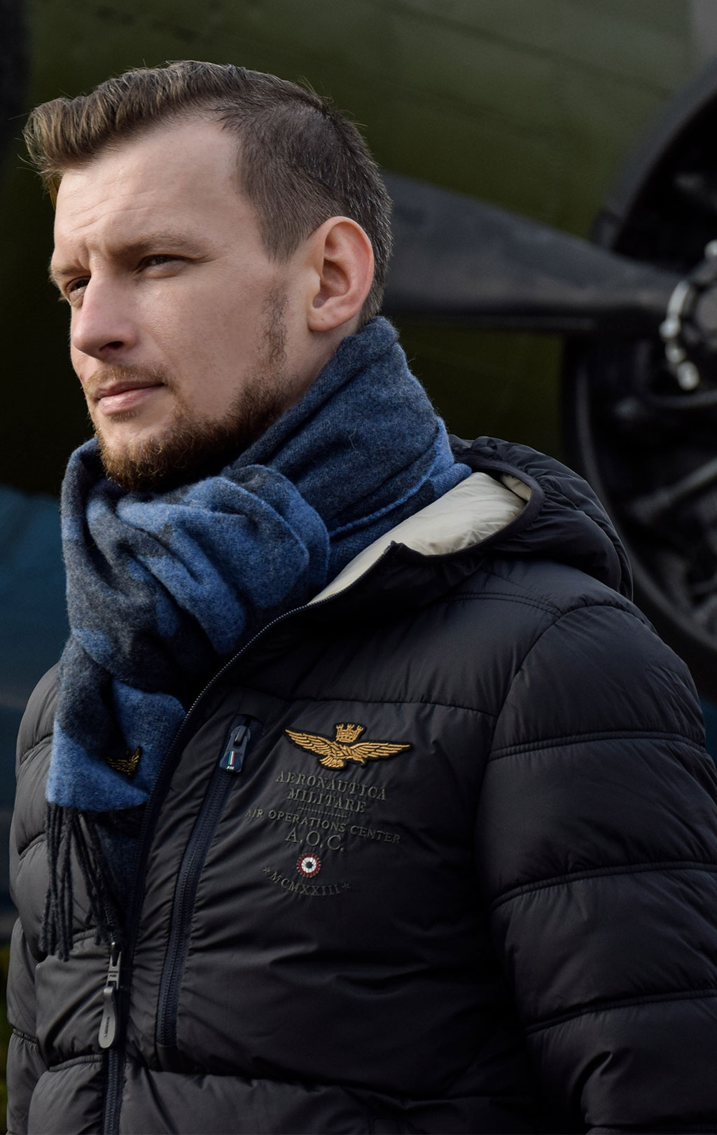 Куртка-пуховик AERONAUTICA MILITARE FW 19/20 jet black (AB 1686) 