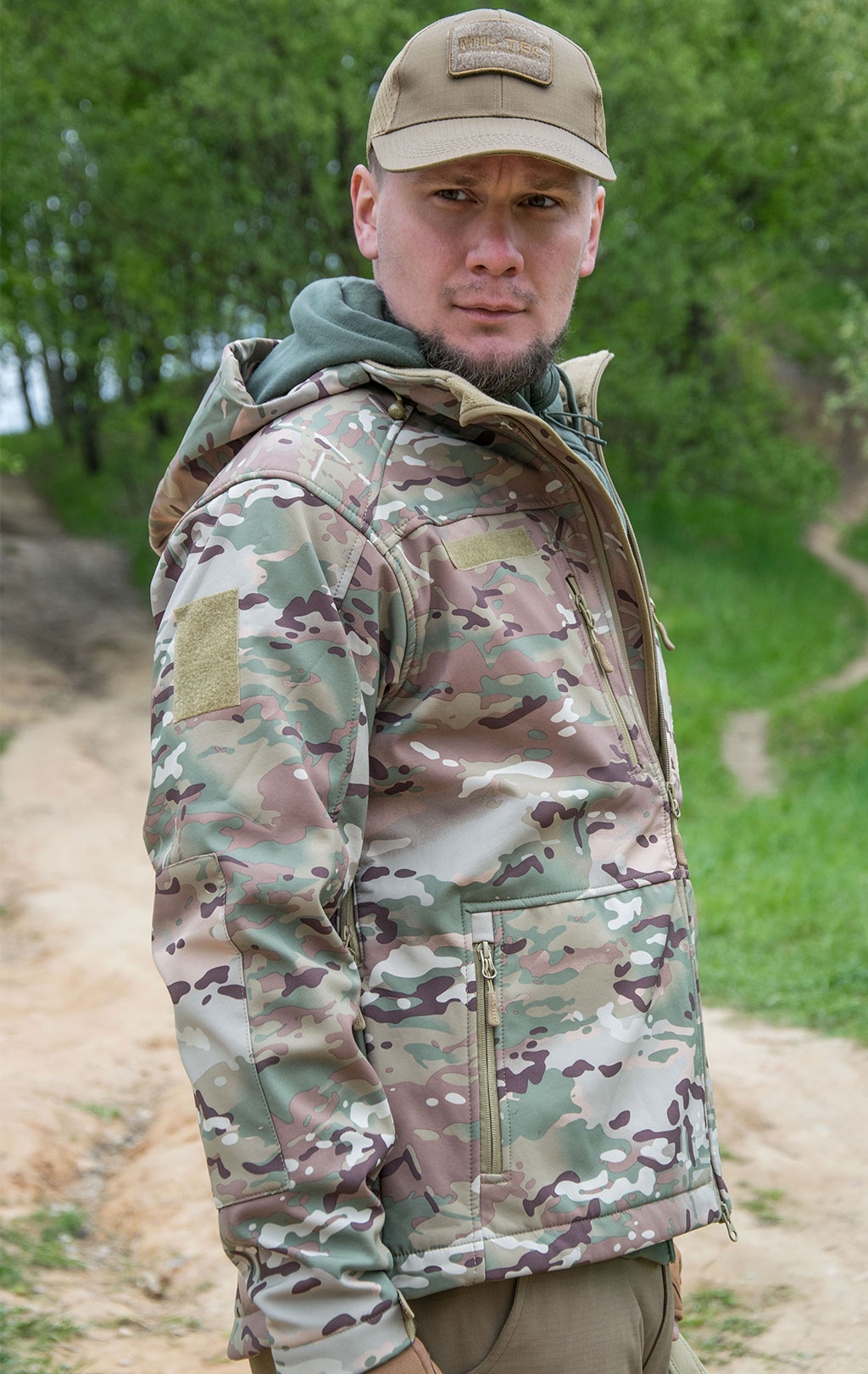 Куртка тактическая Mil-Tec SCU 14 Soft Shell multicam 