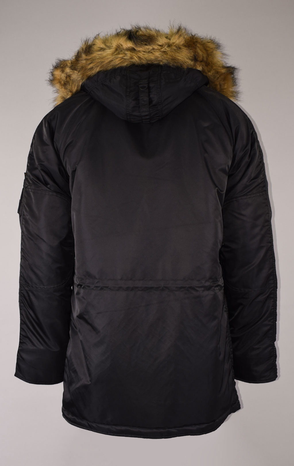Аляска ALPHA INDUSTRIES SLIM FIT GEN-I big size N-3B black/orange 