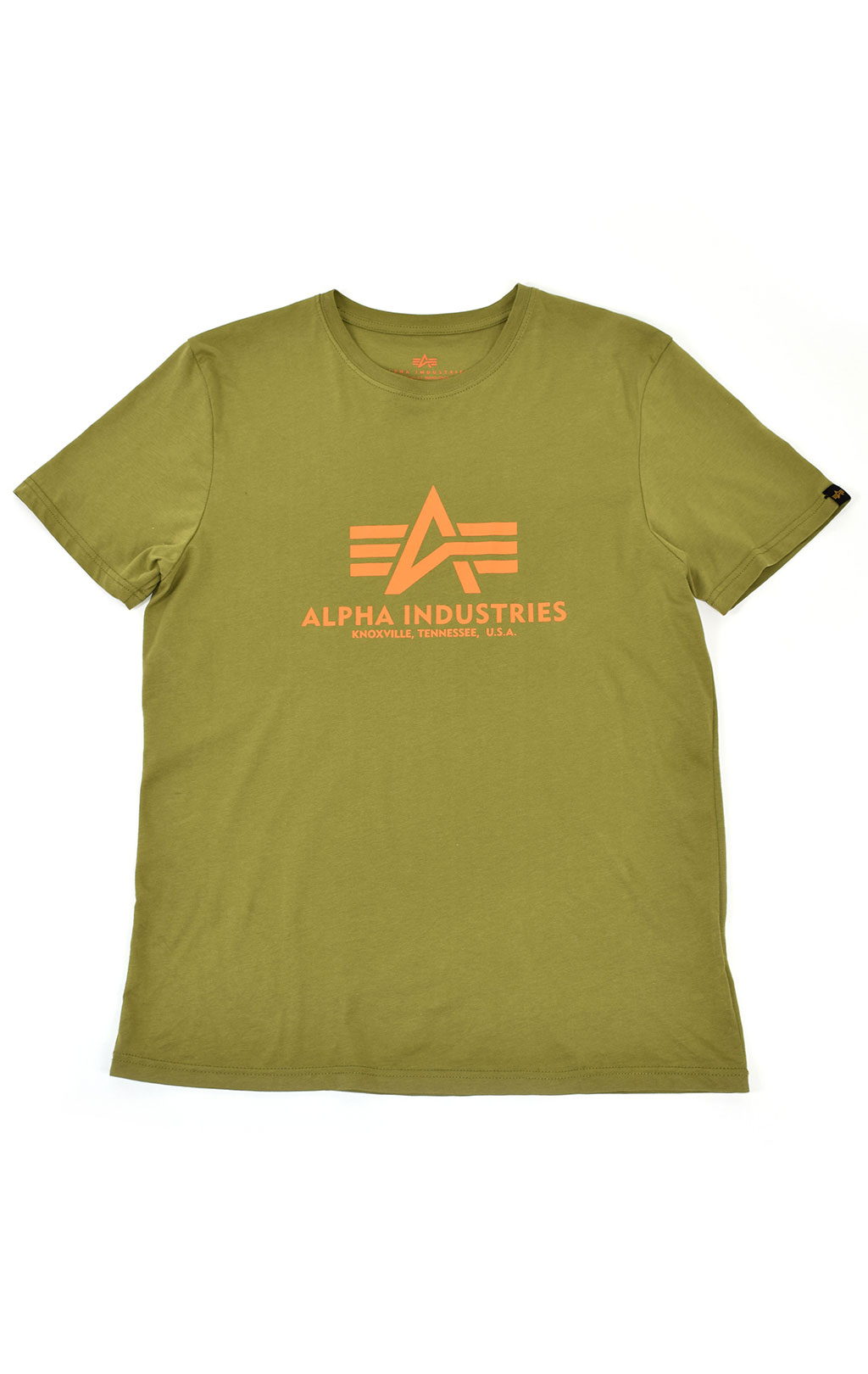 Футболка ALPHA INDUSTRIES BASIC T big size khaki green 