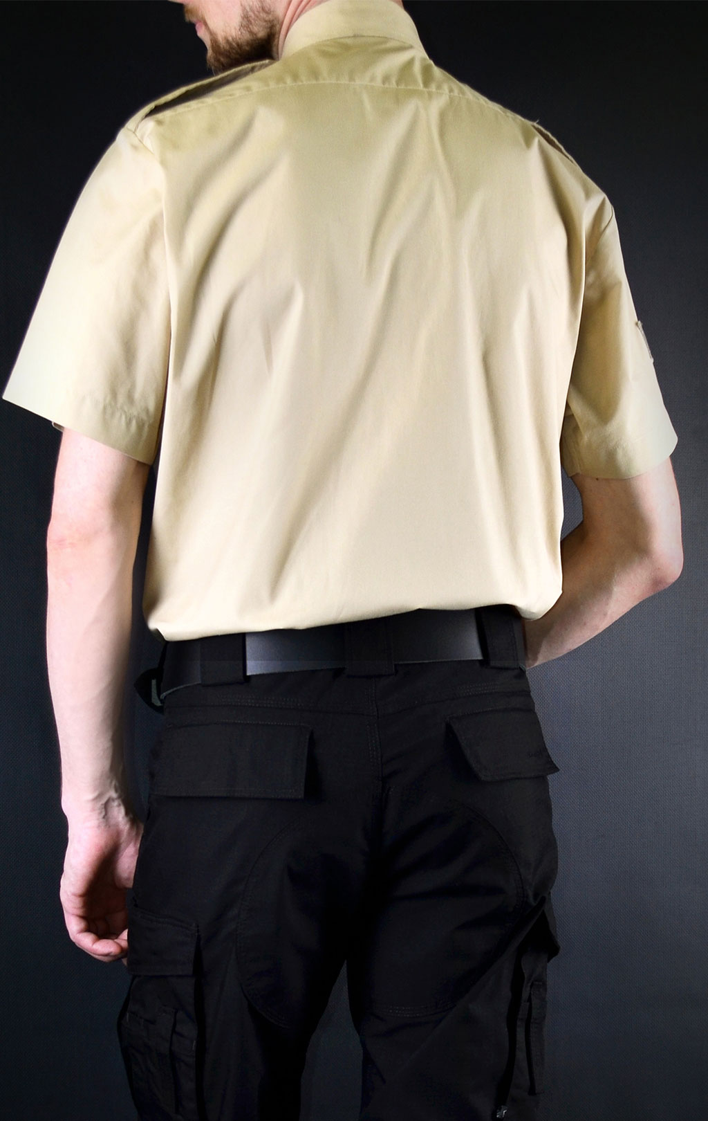 Рубашка армейская короткий рукав fawn (khaki) б/у Англия