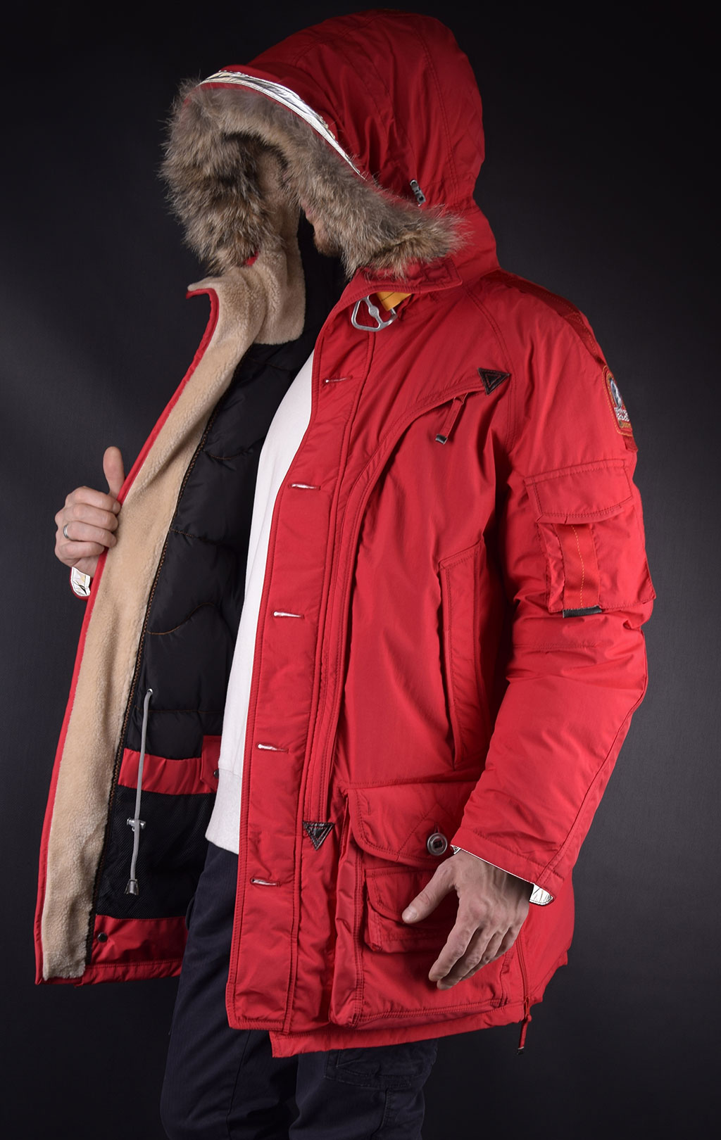 Парка PARAJUMPERS MUSHER scarlet 