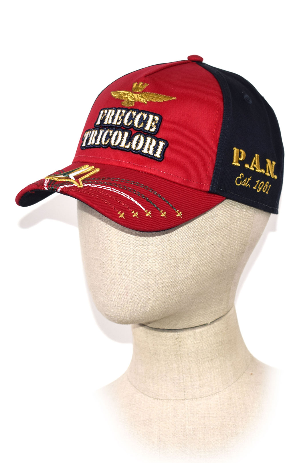 Бейсболка AERONAUTICA MILITARE SS 21/CN rosso/blue navy (HA 1078)