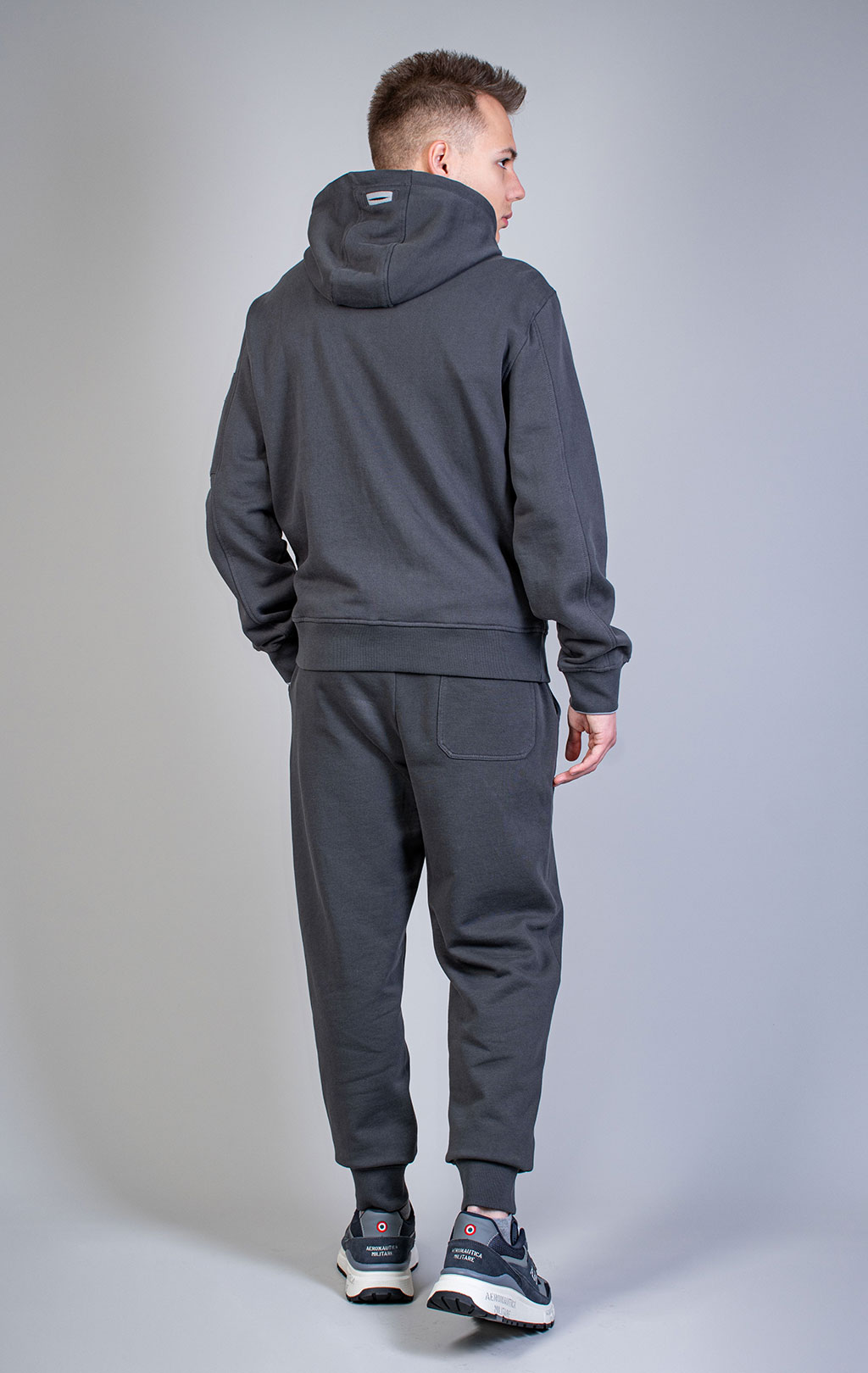Толстовка на молнии BLAUER CARDINTON FW 25/26 anthracite grey (F02184) 