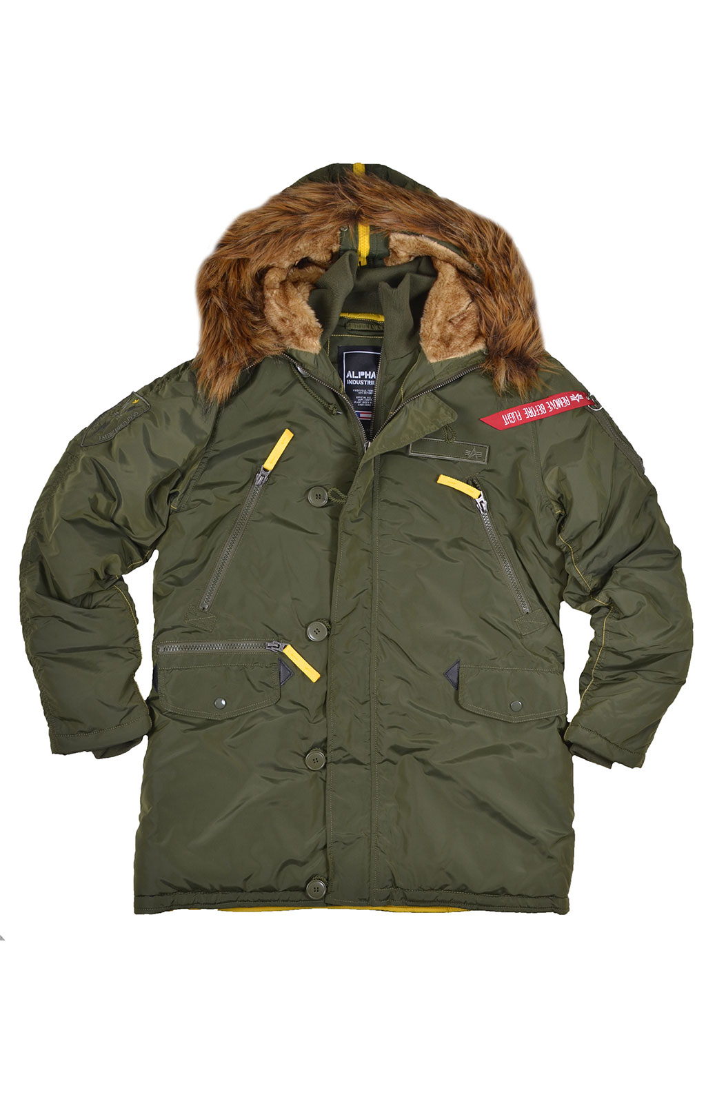 Аляска ALPHA INDUSTRIES PPS big size N-3B dark green 