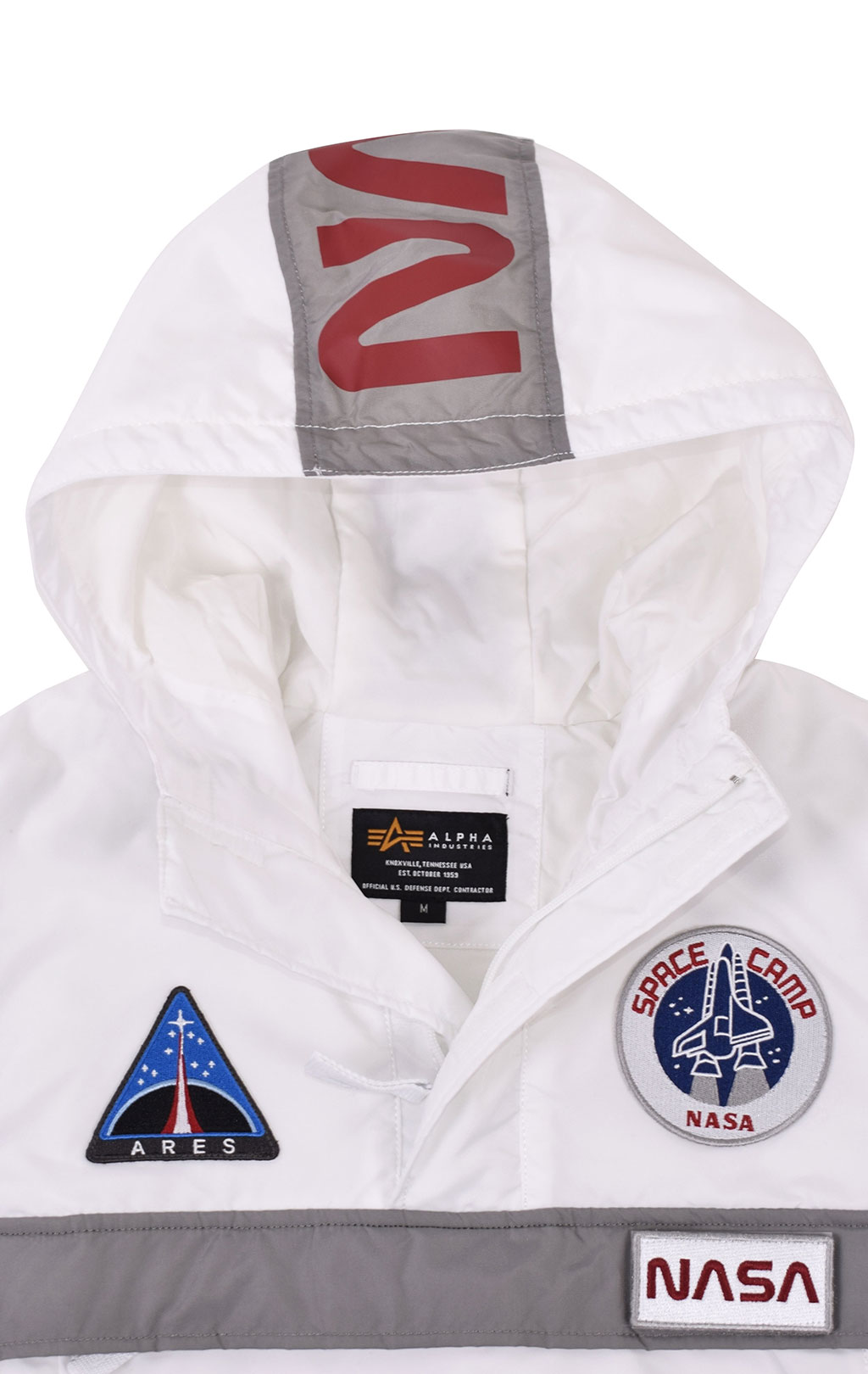 Анорак ALPHA INDUSTRIES NASA SPACE CAMP ANORAK white 