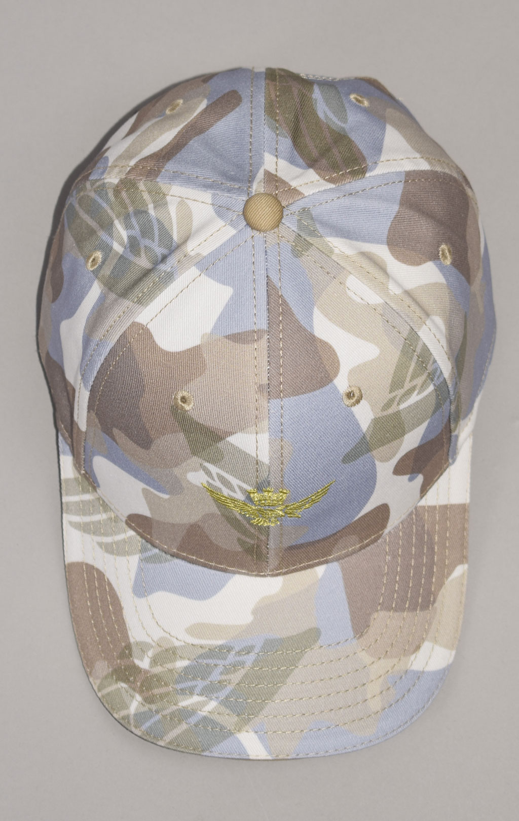 Женская бейсболка AERONAUTICA MILITARE SS 23/CN camo azzurro (HA 1140) 