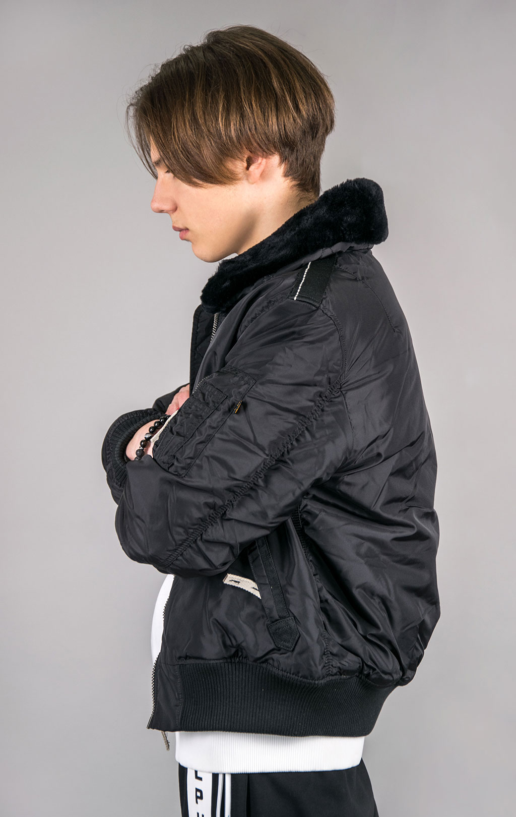 Куртка-пилот ALPHA INDUSTRIES INJECTOR-III black 