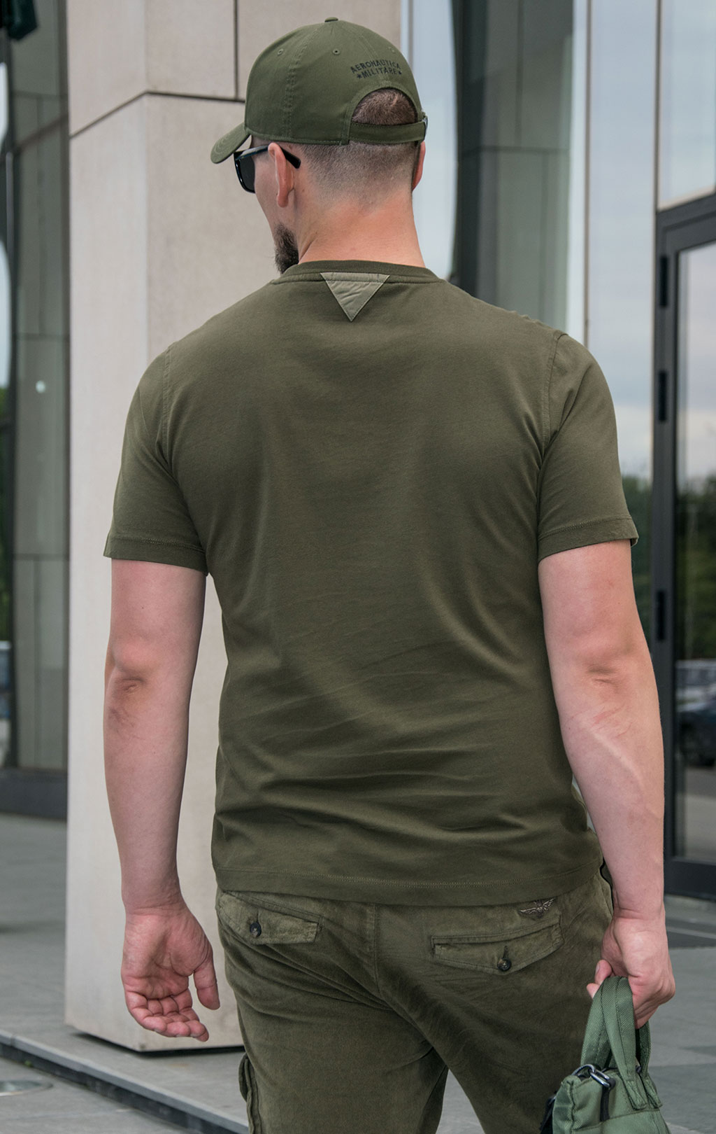 Футболка AERONAUTICA MILITARE big size FW 23/24/TR off green (TS 2131) 