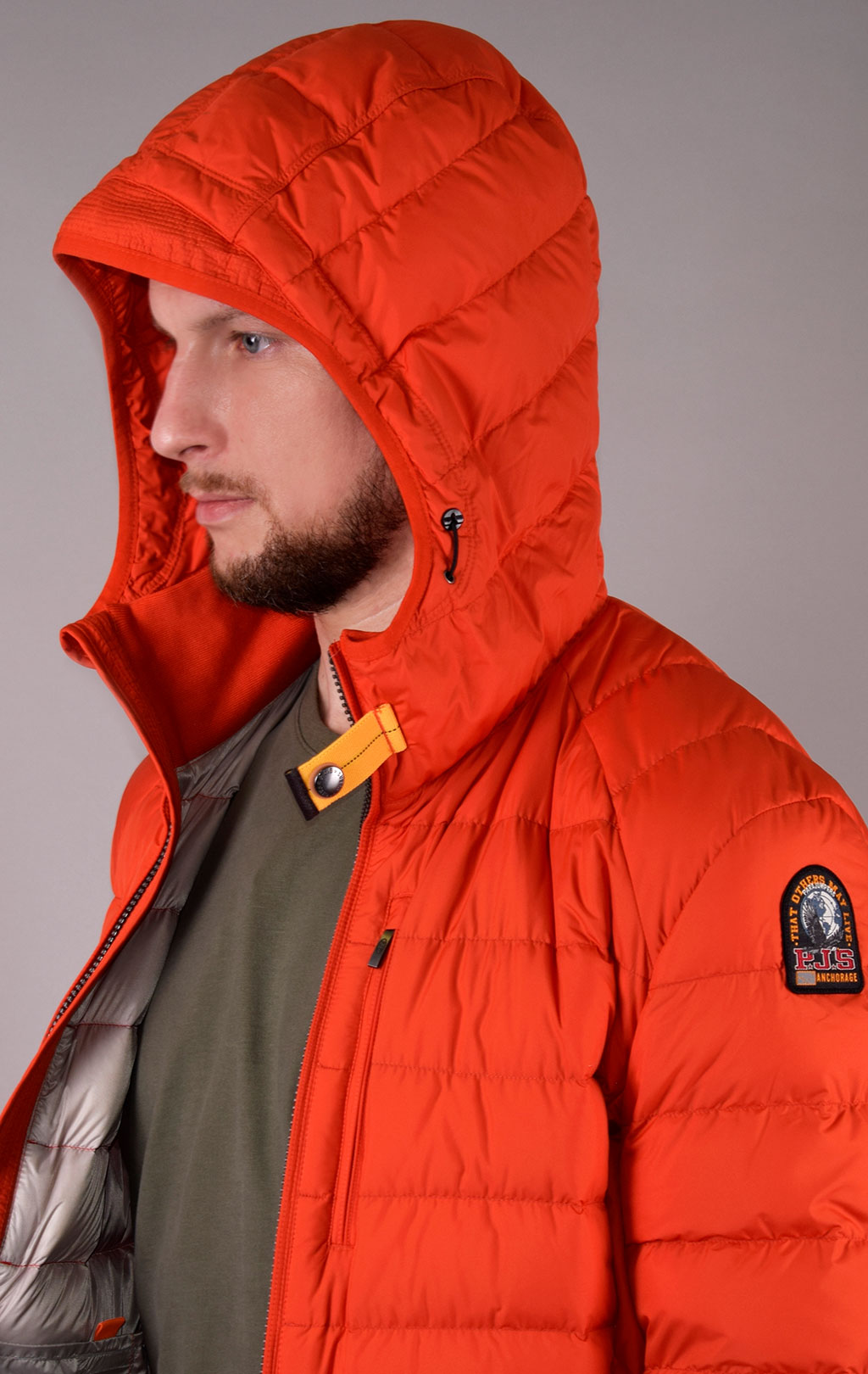 Куртка-пуховик лёгкая PARAJUMPERS LAST MINUTE FW 19/20 orange 