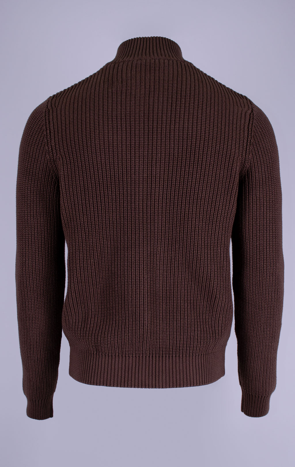 Свитер на молнии AERONAUTICA MILITARE FW 26/27/BG chestnut brown (MA 1664) 