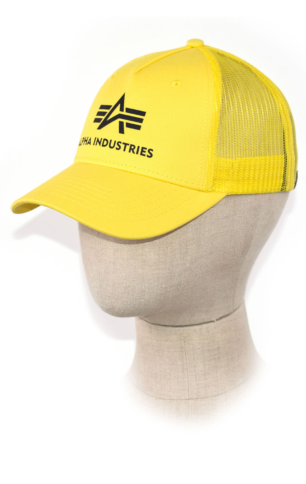 Бейсболка ALPHA INDUSTRIES BASIC TRUCKER CAP prime yellow 