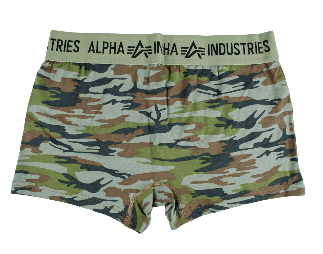 Трусы ALPHA INDUSTRIES BODYWEAR BOXER TRUNK camo woodland 