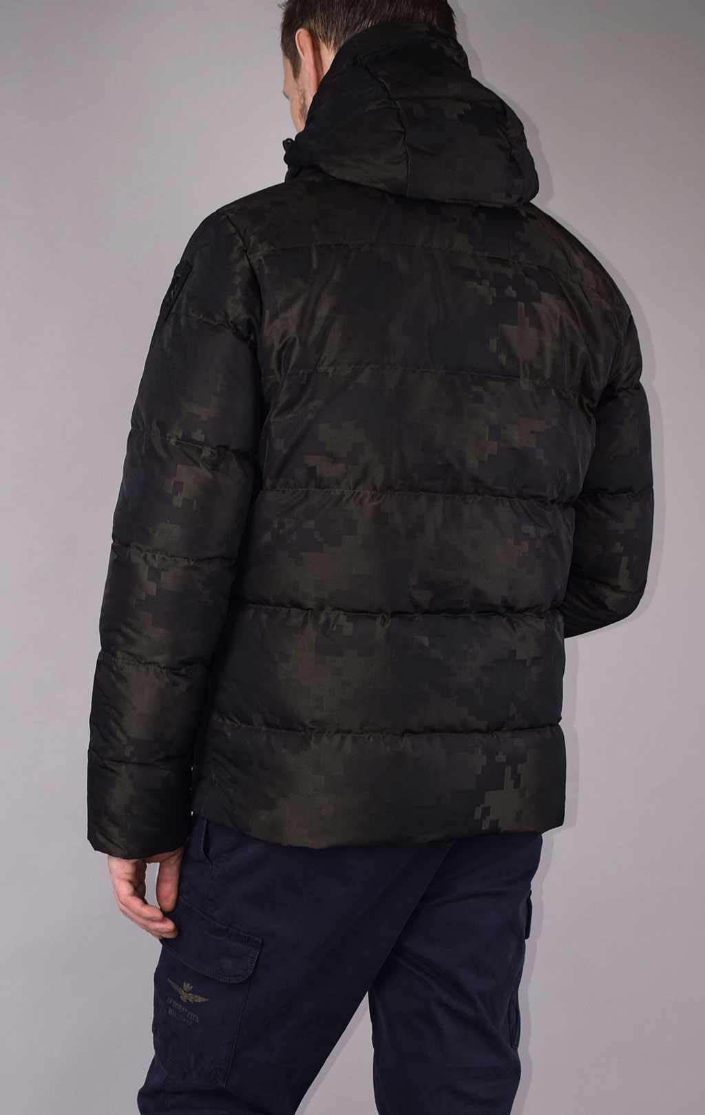 Куртка-пуховик BLAUER SHORT JACKET FW 19/20 camo (005498) 