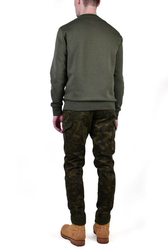 Свитшот ALPHA INDUSTRIES BASIC SWEATER dark green 