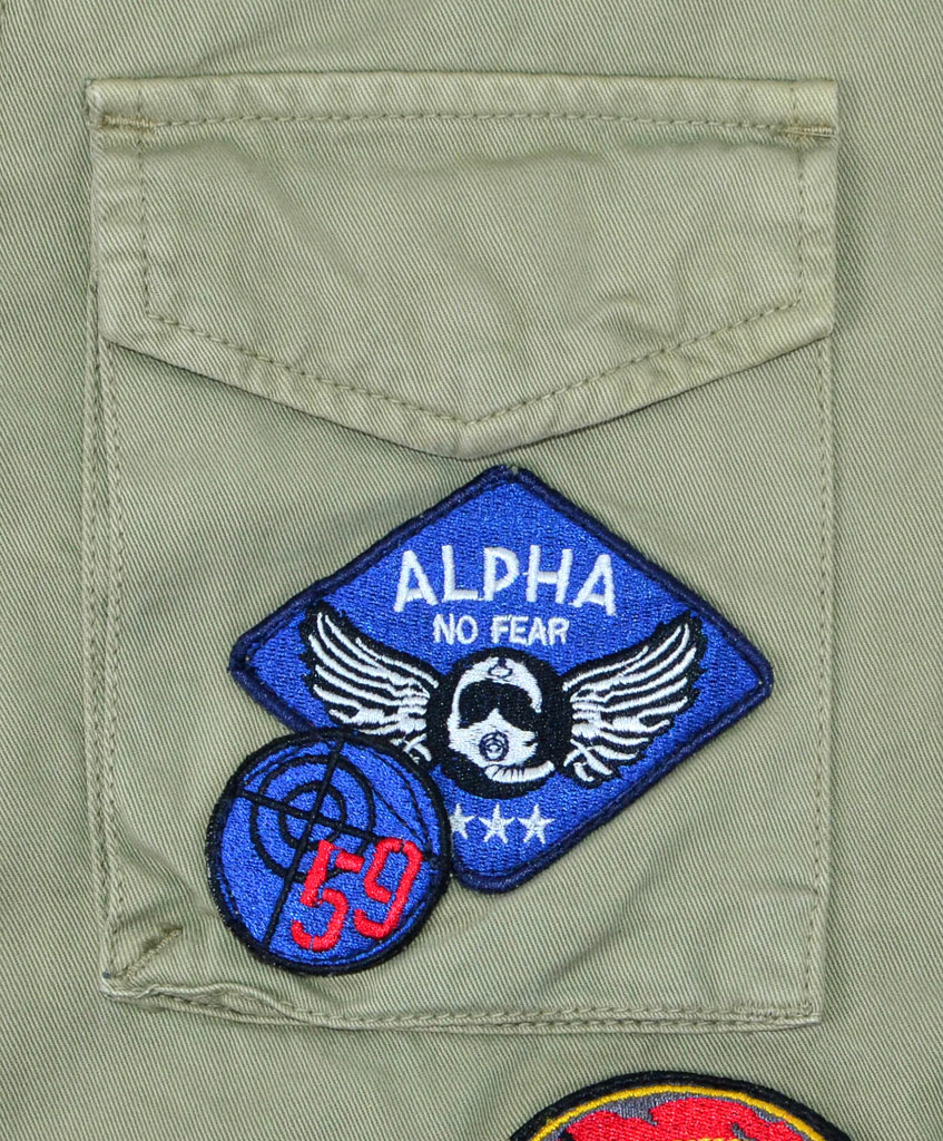 Куртка ALPHA INDUSTRIES VINTAGE CW PATCH M-65 light olive 