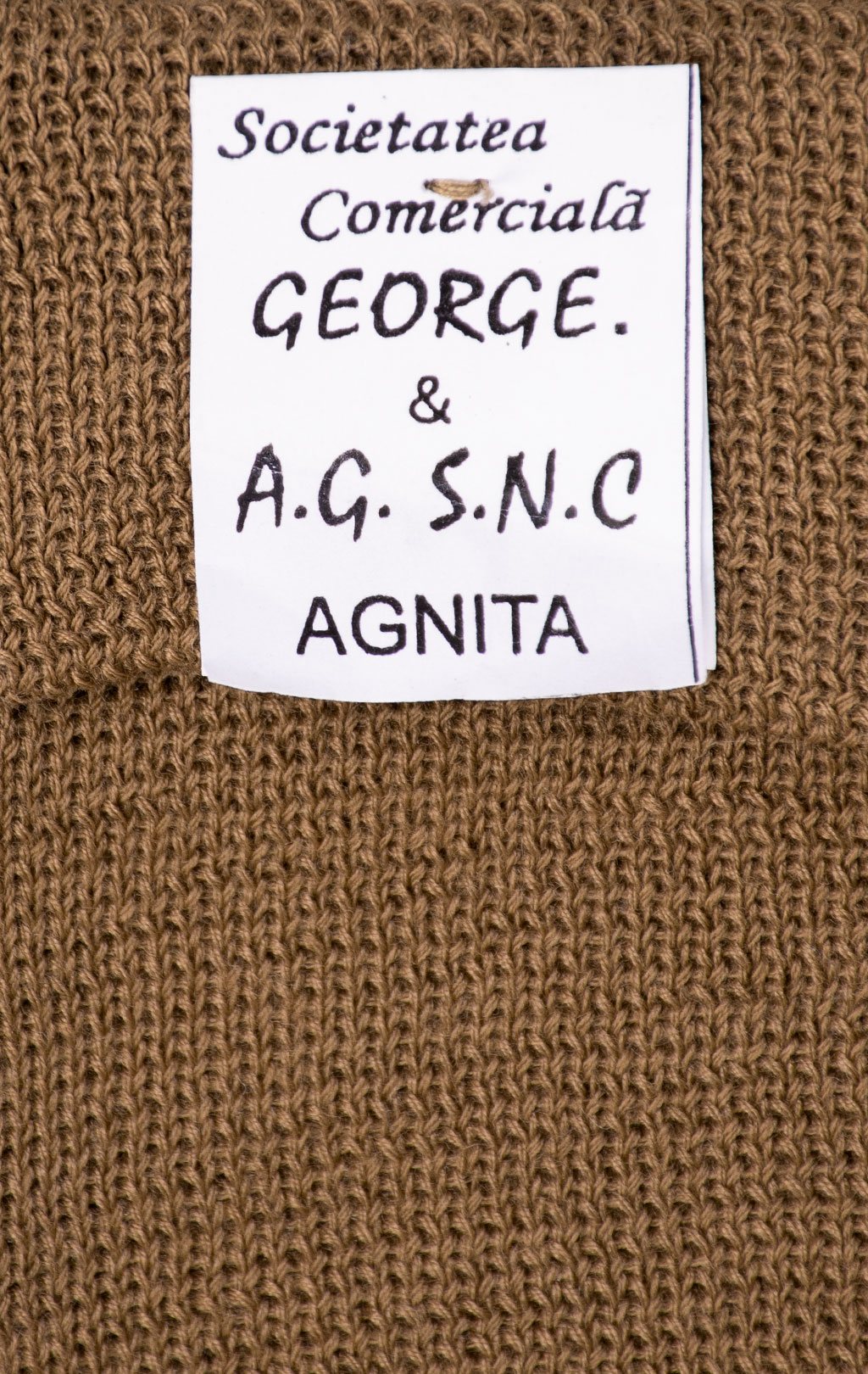 Шапка вязаная GEORGE шерсть light olive Румыния