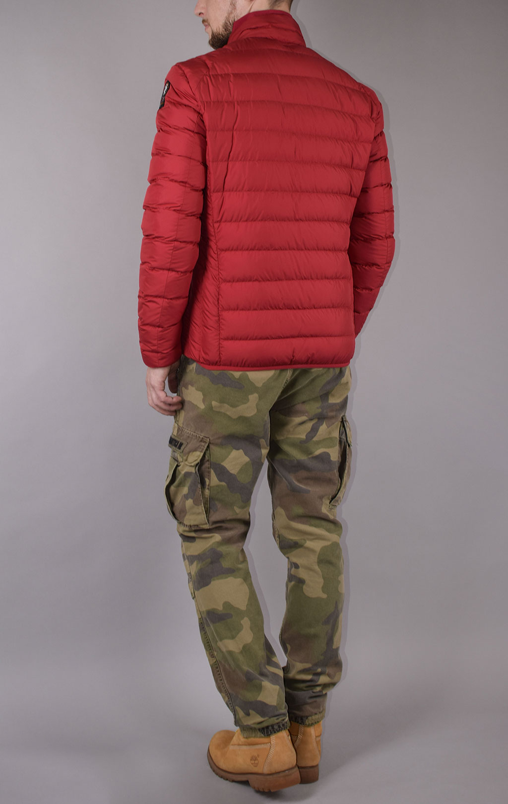 Куртка-пуховик лёгкая PARAJUMPERS UGO FW 19/20 scarlet 