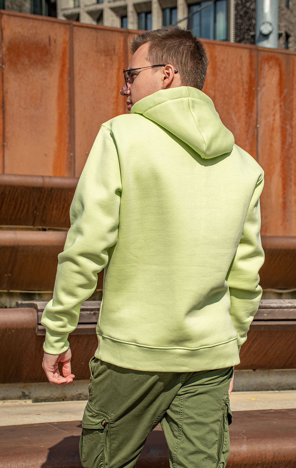 Толстовка ALPHA INDUSTRIES BASIC HOODY arctic lime 