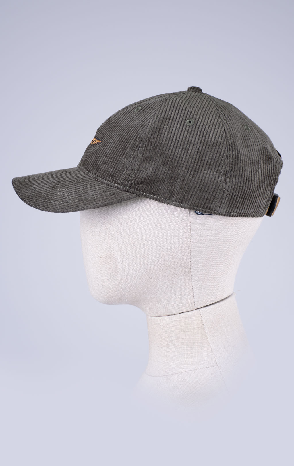 Бейсболка AERONAUTICA MILITARE вельвет FW 26/27/CN field green (HA 1262) 