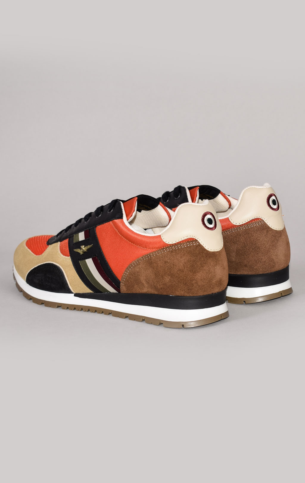 Кроссовки AERONAUTICA MILITARE SS 22 m/PT arancio/beige chiaro/marrone (SC 190) 