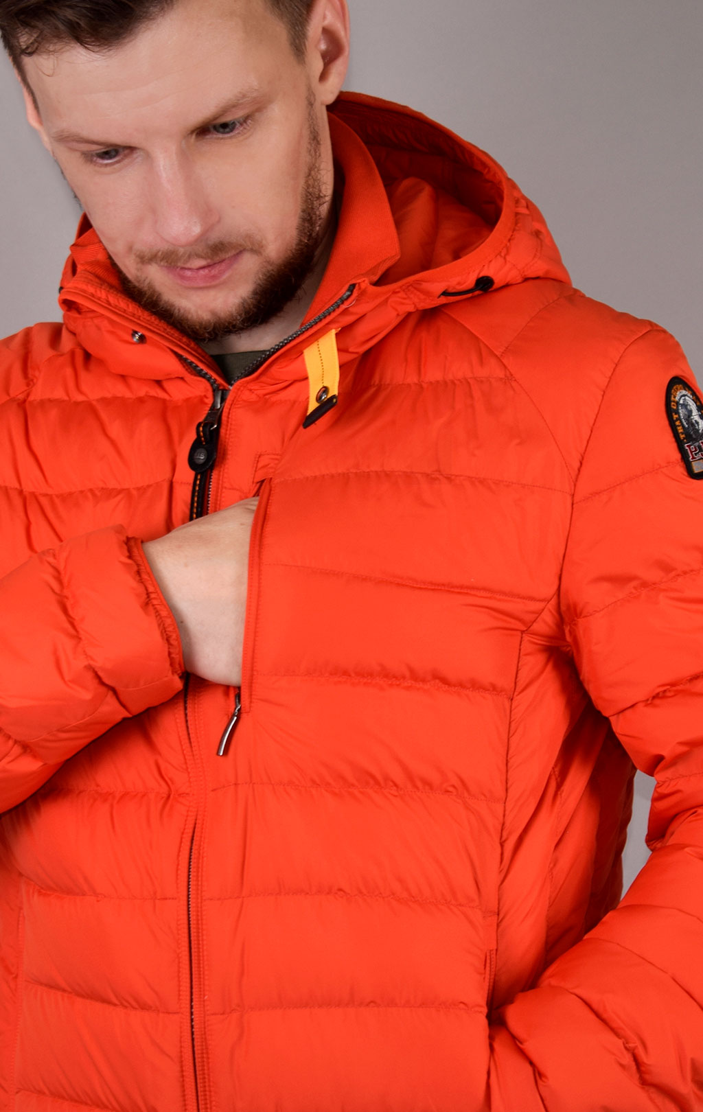 Куртка-пуховик лёгкая PARAJUMPERS LAST MINUTE FW 19/20 orange 