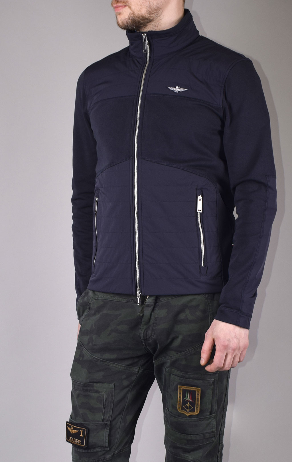 Куртка AERONAUTICA MILITARE SS 20/CN blue navy (AF 395) 